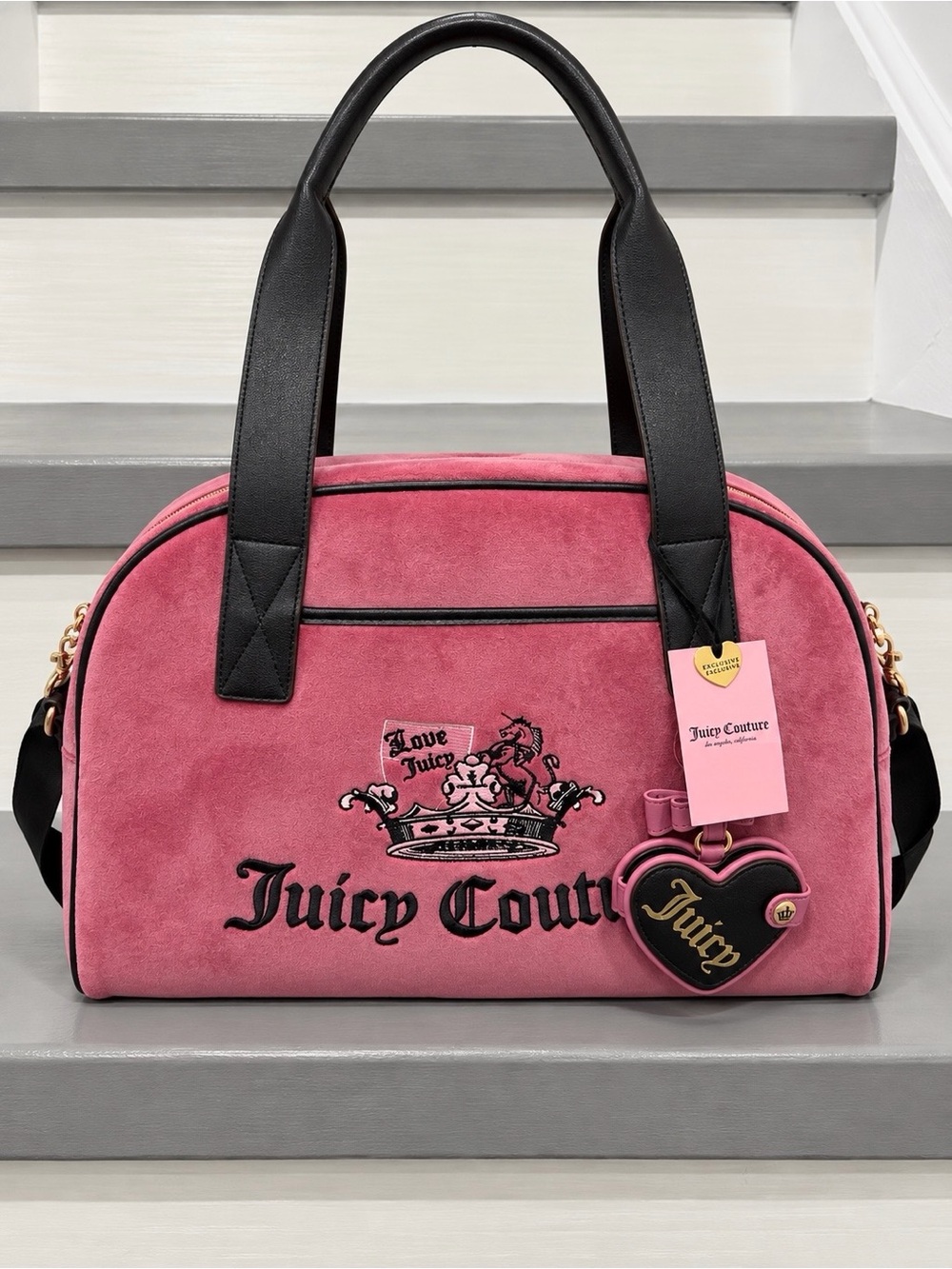 Juicy Crown Weekender in Chateau Rose Juicy Couture